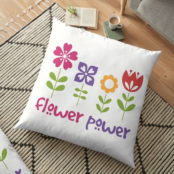 Flower Power Floor Pillow