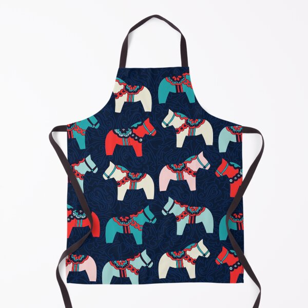 Aperçu de l'œuvre Motif de chevaux Dala mignons créée et vendue par kapotka.