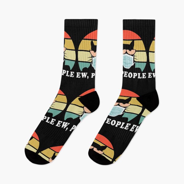 Item preview, Ew, People Cat Wearing Face Mask Anti Social Introvert designed and sold by fourstripes.