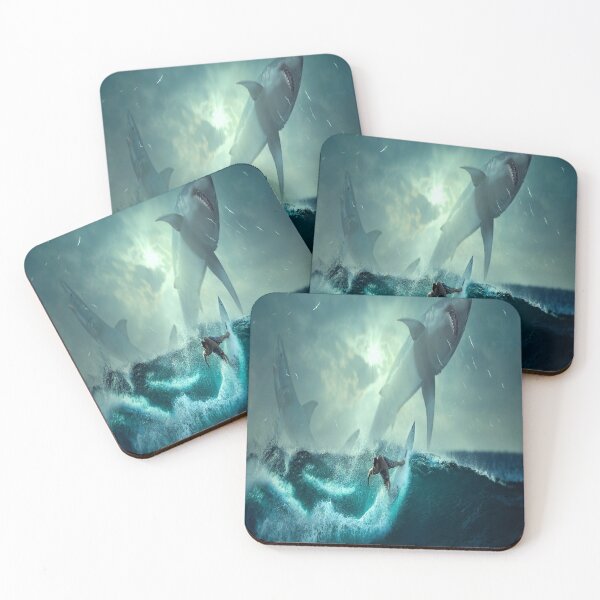 Item preview, Blue ocean waves sticker designed and sold by kingdom-designs.