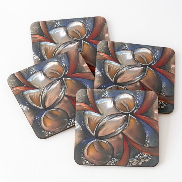 Item preview, Metallic Circles No3 designed and sold by GreymothGraphic.