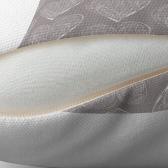 Alternate view of Feathered Love Floor Pillow