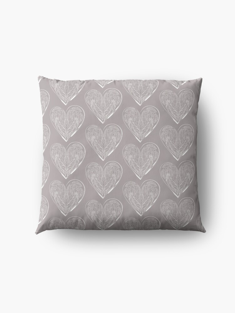 Alternate view of Feathered Love Floor Pillow