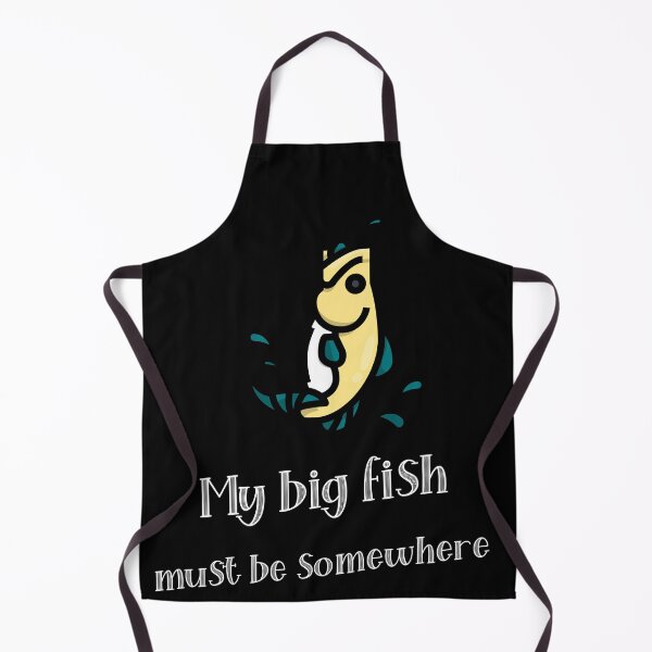 Item preview, My Big Fish Must Be Somewhere Love Fishing designed and sold by vibrantyy.