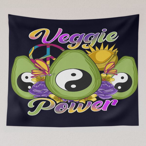 Item preview, Veggie Power - Avocado Peace, Hope and Equality designed and sold by GreenSlate.