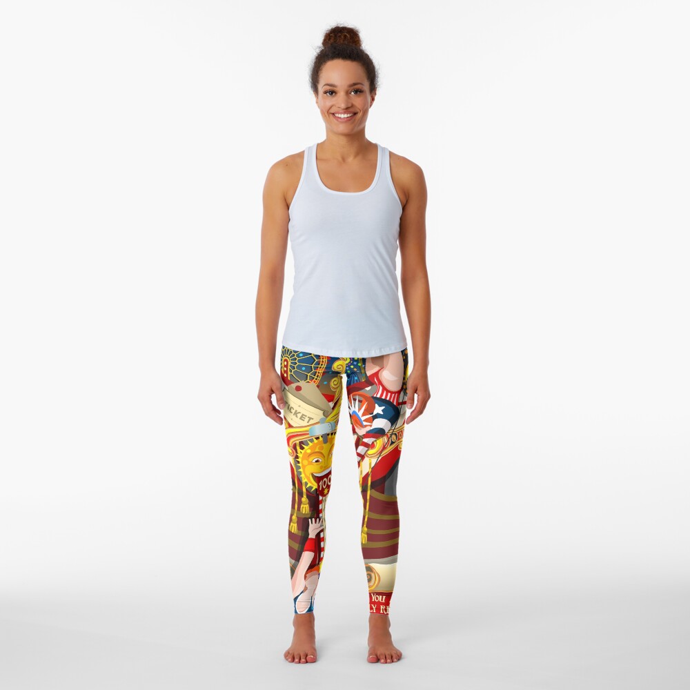 Circus Carnival Amusement Festival Leggings
