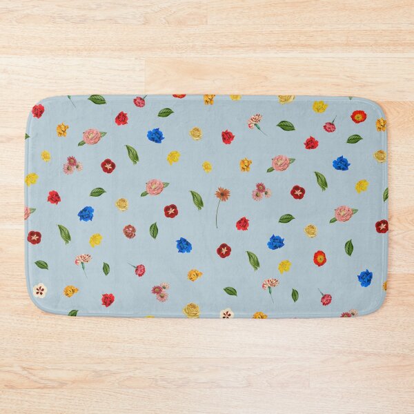 Item preview, Heart Floral (Blue) designed and sold by Frida Floral Studio.