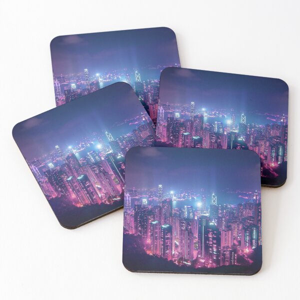 Hong Kong Neo Future Coasters (Set of 4)