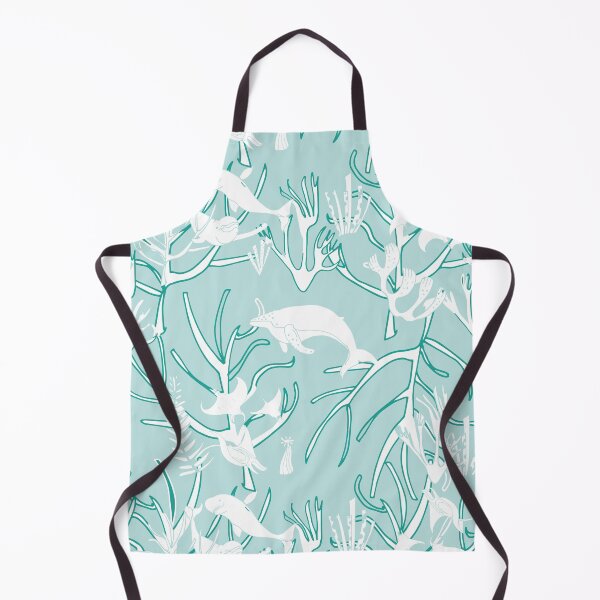 Item preview, Nautical Toile de Jouy Aqua designed and sold by susycosta.