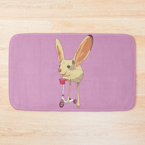 Item preview, Rodent family- Jerboa on a pink scooter  designed and sold by Fruit-Tee.