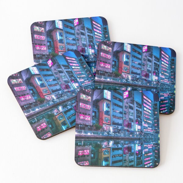 Osaka Dotonbori Coasters (Set of 4)
