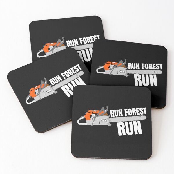 Item preview, Run Forest Run Funny Chainsaw Lumberjack Joke designed and sold by jacks-tees.