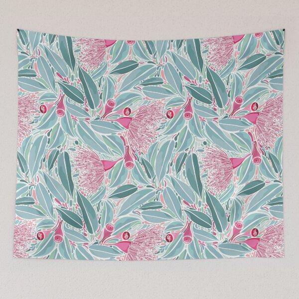 Item preview, Summer Eucalyptus Wildflower Pattern designed and sold by Sketchbook Designs.