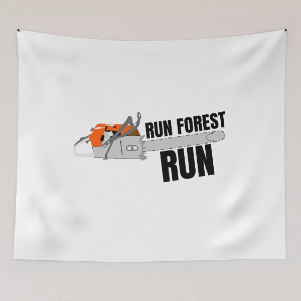 Item preview, Chainsaw Lumberjack Funny Run Forest Run Joke designed and sold by jacks-tees.