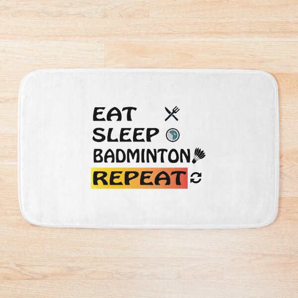 Item preview,  Eat Sleep Badminton Repeat  designed and sold by bkjournaly2020.