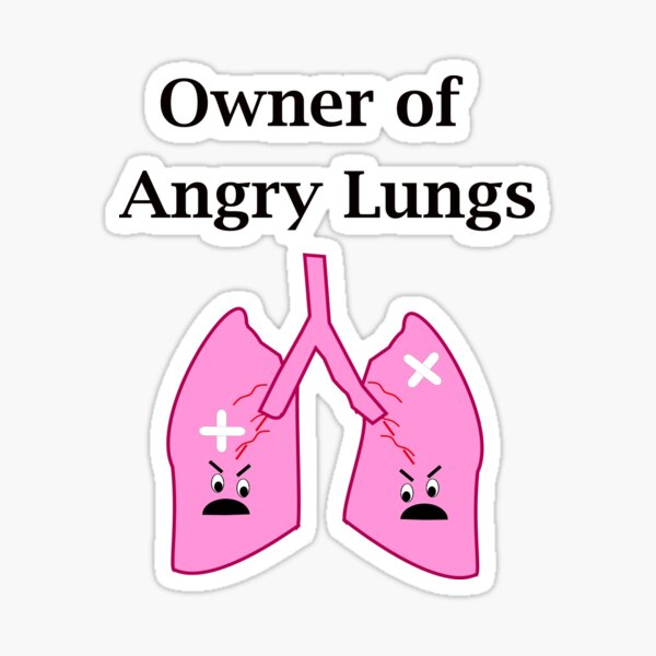 Item preview, Owner of Angry Lungs designed and sold by martisanne.