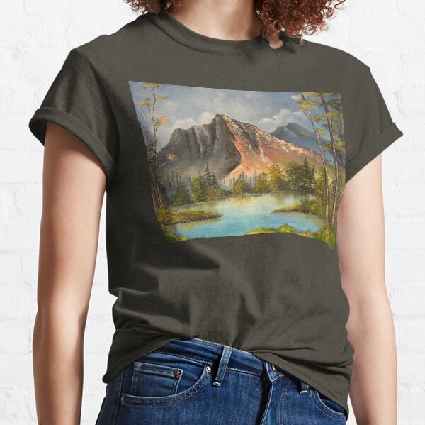 bob ross painting shirt