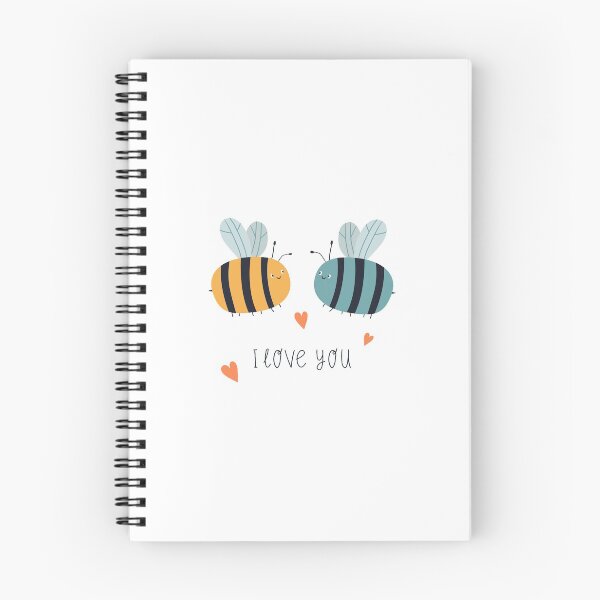 Item preview, Cute cartoon love bees with lettering I love you. designed and sold by IrinaOstapenko.