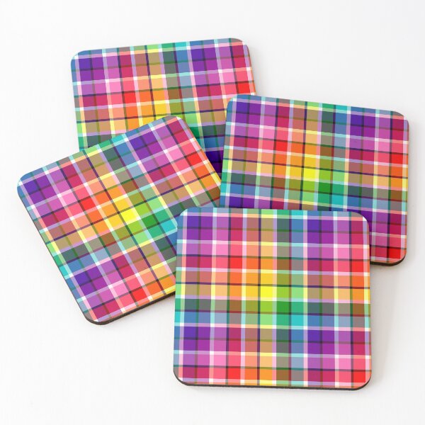 Item preview, Rainbow LGBT Pride Plaid designed and sold by plaidwerx.
