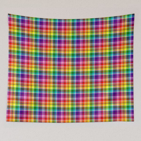 Item preview, Rainbow LGBT Pride Plaid designed and sold by plaidwerx.