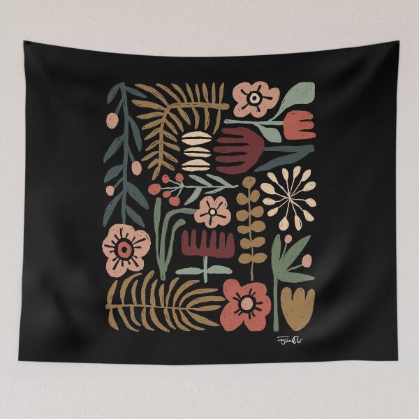 Item preview, Astrid - dark red and teal designed and sold by Trine Tollefsen.