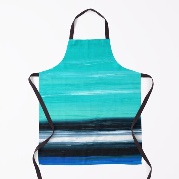 Item preview, Aqua Sky - Bold Abstract Landscape Art designed and sold by Sharon Cummings Art.