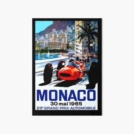 Item preview, MONACO GRAND PRIX; Vintage Auto Racing Print designed and sold by posterbobs.