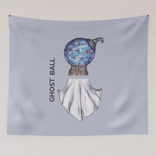 Item preview, GHOST BALL by FrankenDuo grey lavender designed and sold by FrankenDuo.