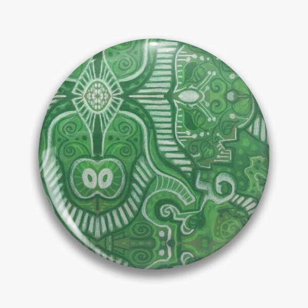 Item preview, Apple Stripes Bohemian Arabesque Pattern Green White designed and sold by Julia Khoroshikh.