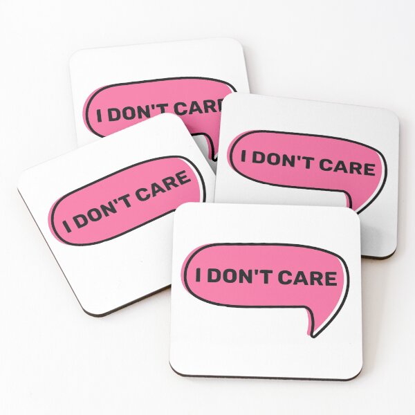 Item preview, I Don't Care in Pink designed and sold by LovenLaughter.