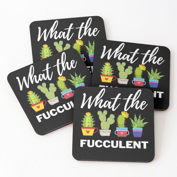 Item preview, What the Fucculent Cactus Succulents Plants Gardening Gift designed and sold by ohmier.