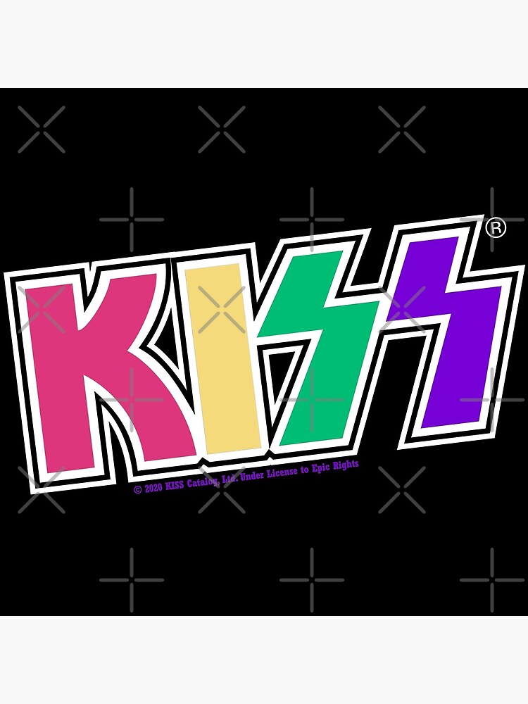 Kiss Band Colorful Logo by vibrantyy