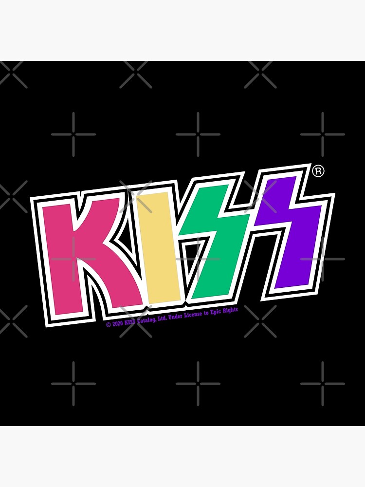 Kiss Band Colorful Logo by vibrantyy