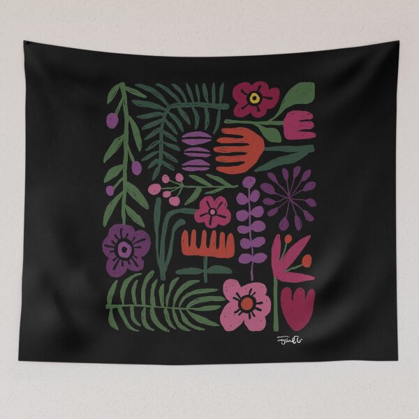 Item preview, Astrid - bright pink and orange designed and sold by Trine Tollefsen.