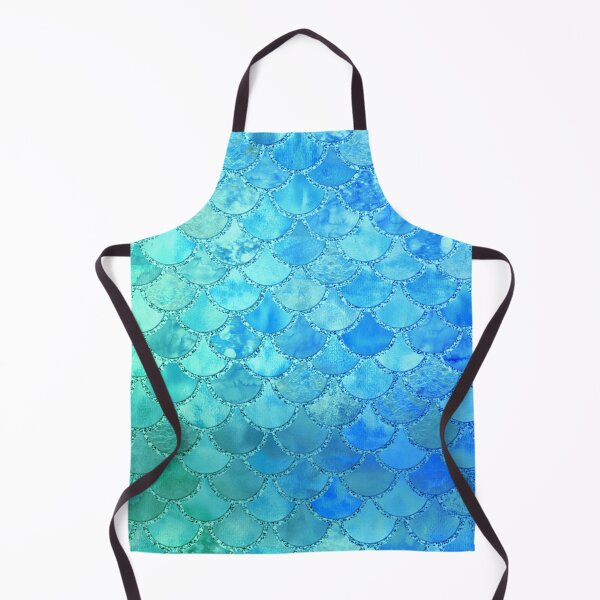 Item preview, Turquoise Green and BLue Watercolor Mermaid Scales designed and sold by UtArt.
