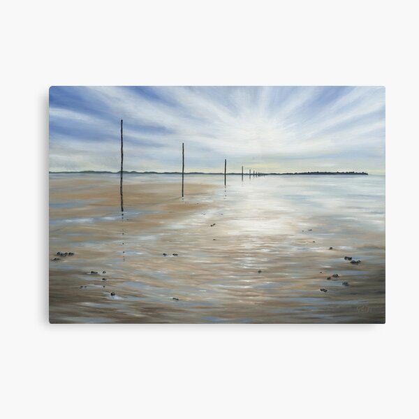 Item preview, Outgoing Tide, Lindisfarne, Northumberland designed and sold by GillGillIllustr.