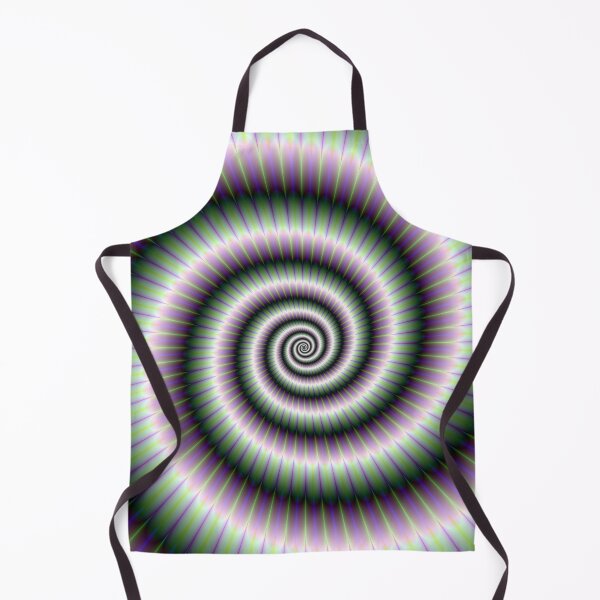 Item preview, Espiral enrollada en verde y violeta designed and sold by EyeBogglers.