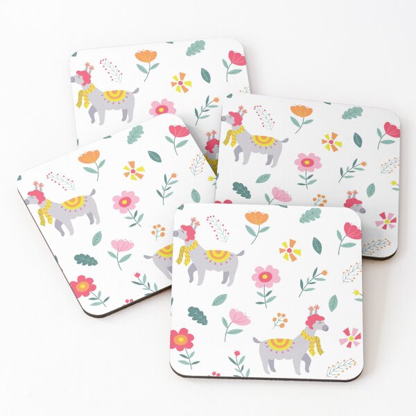 Item preview, Hipster Llama Alpaca Desert Flower Leaves designed and sold by IamTrending.