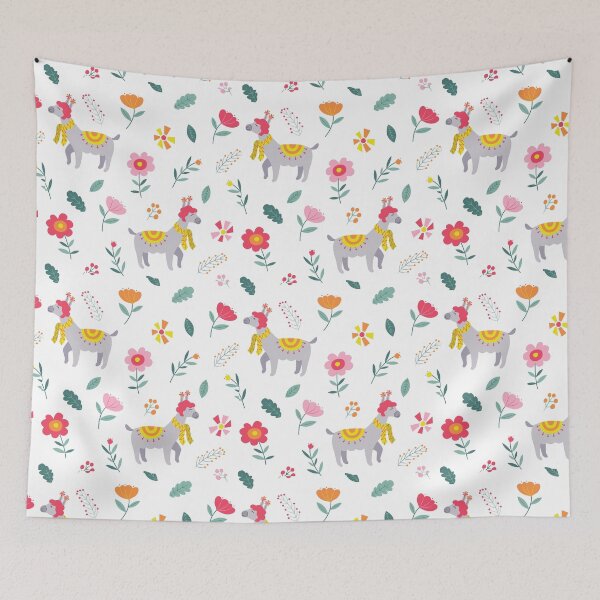 Item preview, Hipster Llama Alpaca Desert Flower Leaves designed and sold by IamTrending.