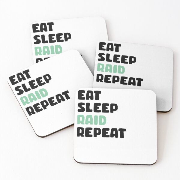 Item preview, Eat sleep raid repeat designed and sold by Russell Gillard.