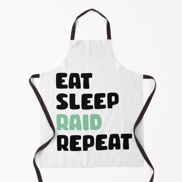 Item preview, Eat sleep raid repeat designed and sold by Russell Gillard.