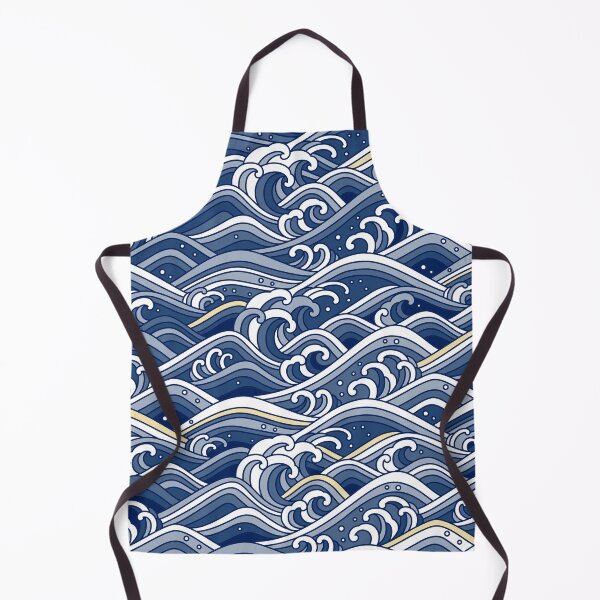 Item preview, Beautiful Blue Ocean Waves designed and sold by Vector Scout Lab.