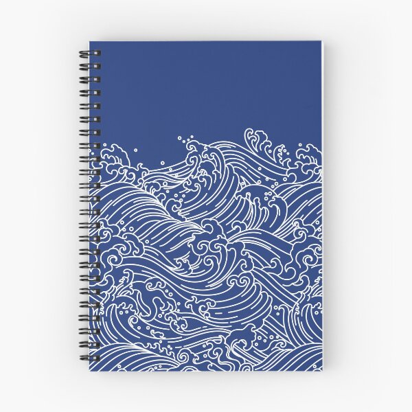 Item preview, Beautiful Blue Ocean Waves designed and sold by Vector Scout Lab.