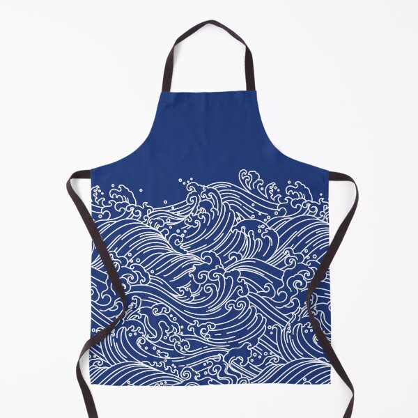 Item preview, Beautiful Blue Ocean Waves designed and sold by Vector Scout Lab.
