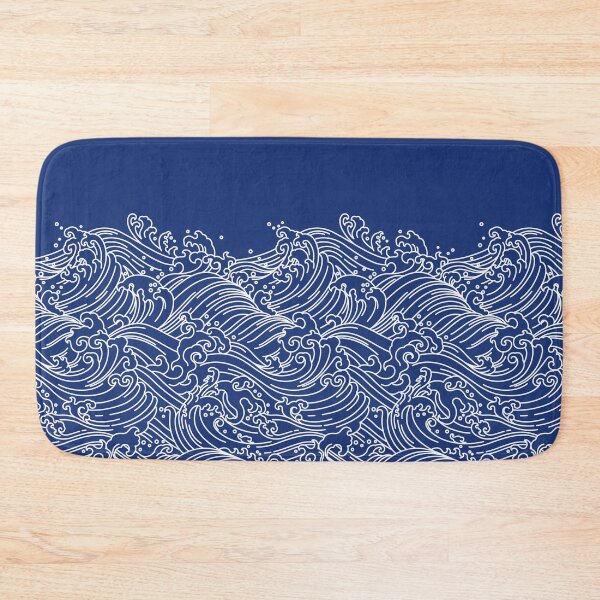Item preview, Beautiful Blue Ocean Waves designed and sold by Vector Scout Lab.
