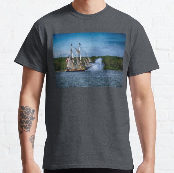 The Tall Ship Niagara With Cannons - Erie, PA Classic T-Shirt