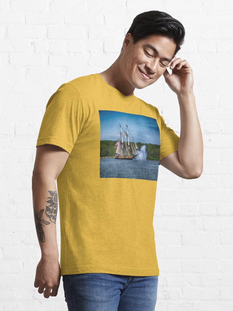 The Tall Ship Niagara With Cannons - Erie, PA Essential T-Shirt for Sale  by Kathy Weaver