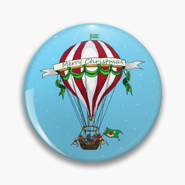 Item preview, christmas hot air balloon designed and sold by aprilstudio.