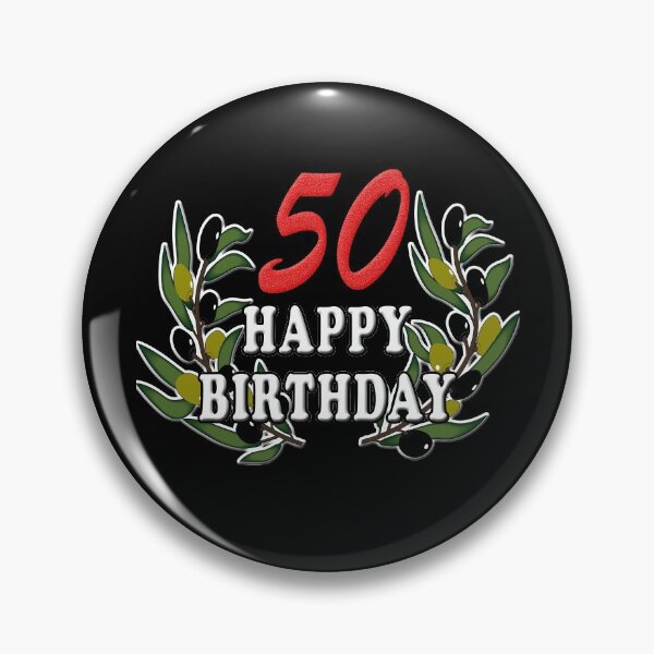 Item preview,  50th Birthday Olive branches  GIFT Men Women - Vintage t shirt   designed and sold by Galina Kostyaeva.