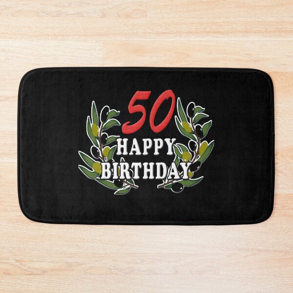 Item preview,  50th Birthday Olive branches  GIFT Men Women - Vintage t shirt   designed and sold by Galina Kostyaeva.